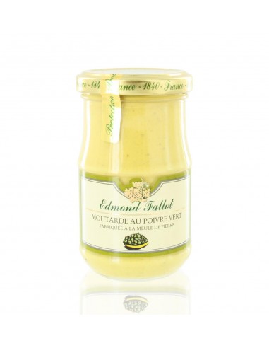Moutarde au Poivre Vert 210g - Edmond Fallot