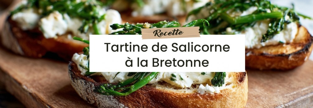 RECETTE TARTINES DE SALICORNES À LA BRETONNE